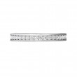 FlyerFit® 14K White Gold Micropave Bead Set Wedding Band