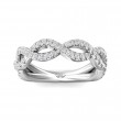 FlyerFit® 14K White Gold Anniversary Bands