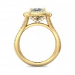 FlyerFit® 14K Yellow Gold Split Shank Engagement Ring