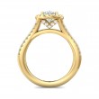 FlyerFit® 14K Yellow Gold Split Shank Engagement Ring