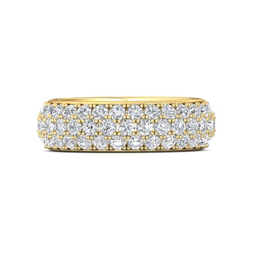 FlyerFit&reg; 18K Yellow Gold Anniversary Bands