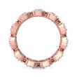 FlyerFit® 14K Pink Gold Eternity Wedding Band