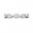 FlyerFit® 18K White Gold Stackers Wedding Band