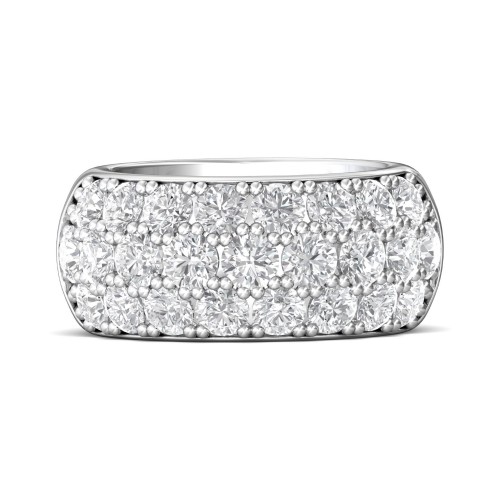 FlyerFit&reg; 14K White Gold Anniversary Bands