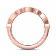 FlyerFit® 18K Pink Gold Stackers Wedding Band