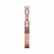 FlyerFit® 18K Pink Gold Stackers Wedding Band