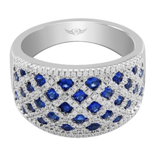 FlyerFit&reg; 14K White Gold Anniversary Bands