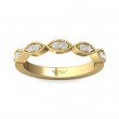 FlyerFit® 18K Yellow Gold Stackers Wedding Band