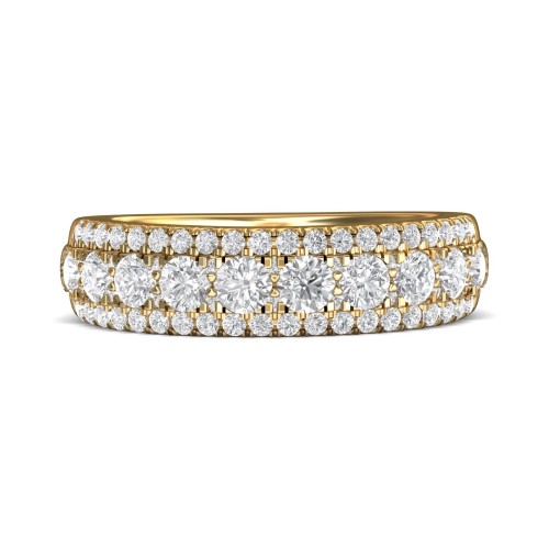 FlyerFit&reg; 14K Yellow Gold Anniversary Bands