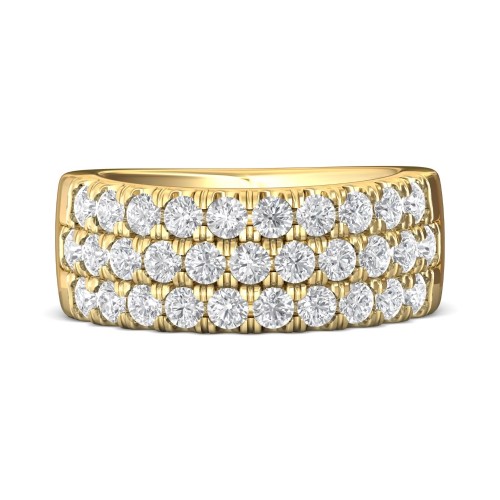 FlyerFit&reg; 18K Yellow Gold Anniversary Bands