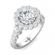 FlyerFit® 14K White Gold Encore Engagement Ring