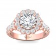 FlyerFit® 14K Pink Gold Encore Engagement Ring