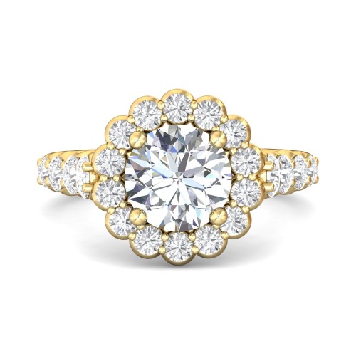 FlyerFit&reg; 14K Yellow Gold Encore Engagement Ring