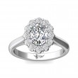 FlyerFit® Platinum Solitaire Engagement Ring