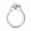 FlyerFit® Platinum Solitaire Engagement Ring