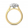 FlyerFit® 14K Yellow and 14K White Gold Solitaire Engagement Ring