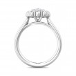 FlyerFit® Platinum Solitaire Engagement Ring