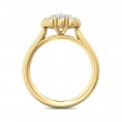 FlyerFit® 18K Yellow Gold Solitaire Engagement Ring
