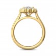 FlyerFit® 18K Yellow Gold Solitaire Engagement Ring