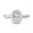 FlyerFit® Platinum Solitaire Engagement Ring