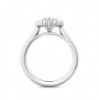 FlyerFit® Platinum Solitaire Engagement Ring