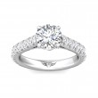 FlyerFit® 14K White Gold Encore Engagement Ring