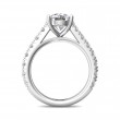 FlyerFit® 18K White Gold Encore Engagement Ring