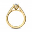 FlyerFit® 14K Yellow Gold Micropave Engagement Ring