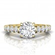 FlyerFit® 14K Yellow Gold Encore Engagement Ring