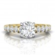 FlyerFit® 14K Yellow and 14K White Gold Encore Engagement Ring