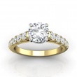 FlyerFit® 14K Yellow and 14K White Gold Encore Engagement Ring