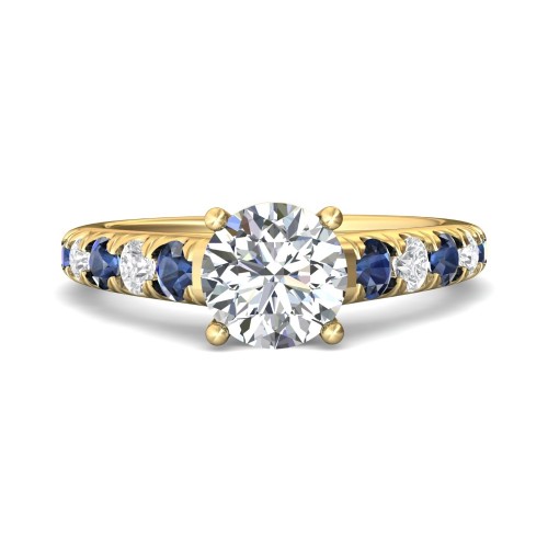 FlyerFit&reg; 18K Yellow Gold Encore Engagement Ring