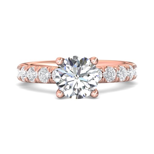 FlyerFit&reg; 14K Pink Gold Encore Engagement Ring