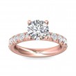 FlyerFit® 14K Pink Gold Encore Engagement Ring