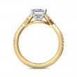 FlyerFit® 14K Yellow and 14K White Gold Split Shank Engagement Ring