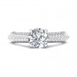 FlyerFit® 18K White Gold Encore Engagement Ring