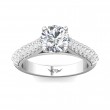 FlyerFit® 18K White Gold Encore Engagement Ring