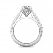 FlyerFit® 18K White Gold Encore Engagement Ring