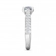 FlyerFit® 18K White Gold Encore Engagement Ring