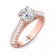 FlyerFit® 18K Pink Gold Encore Engagement Ring