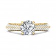 FlyerFit® 18K Yellow Gold Encore Engagement Ring