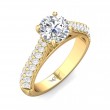 FlyerFit® 18K Yellow Gold Encore Engagement Ring