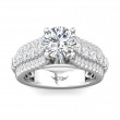 FlyerFit® 14K White Gold Encore Engagement Ring