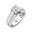 FlyerFit® 14K White Gold Encore Engagement Ring