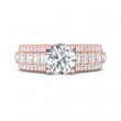 FlyerFit® 14K Pink Gold Encore Engagement Ring