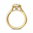FlyerFit® 14K Yellow Gold Split Shank Engagement Ring