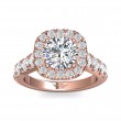 FlyerFit® 18K Pink Gold Encore Engagement Ring