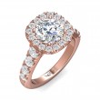 FlyerFit® 18K Pink Gold Encore Engagement Ring