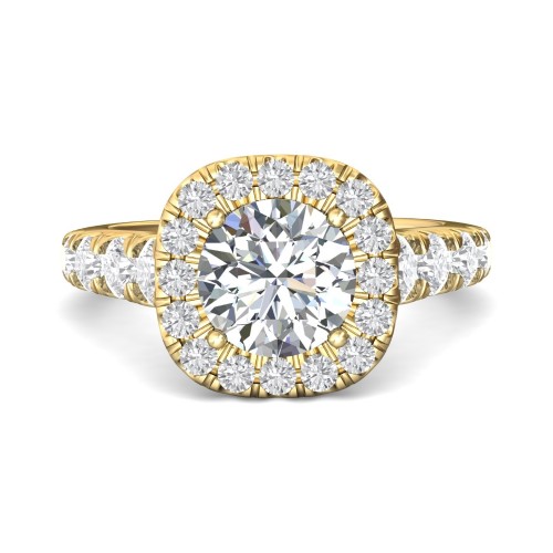 FlyerFit&reg; 18K Yellow Gold Encore Engagement Ring