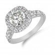 FlyerFit® Platinum Encore Engagement Ring